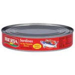 Lata de sardinas en tomate. Iberia  (15 oz- 425g)