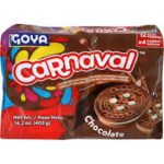 Paquete grande de galletas de chocolate rellenas de vainilla Carnaval